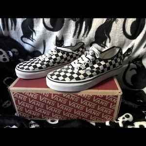 Used Vans Authentic Black/White Checkerboard